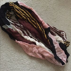 H&M color block scarf